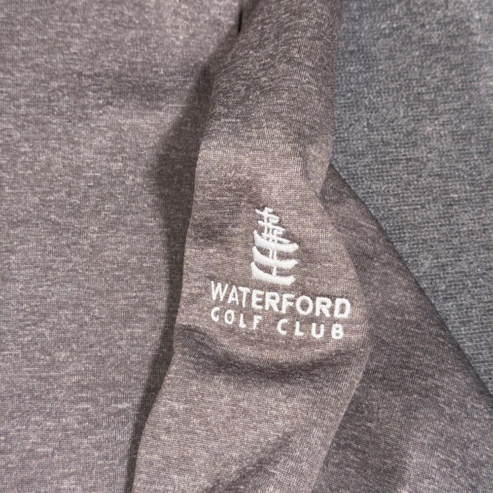 FootJoy Hoodie Men Large Gray Waterford Golf Club Performance Pullover Stretch - Picture 2 of 7